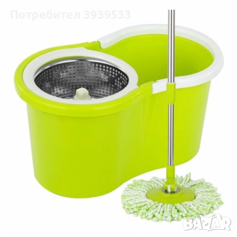 Моп за почистване на под - ламинат  - spin mop 360 / Цвят: Според. нал в склада / Високо качество 