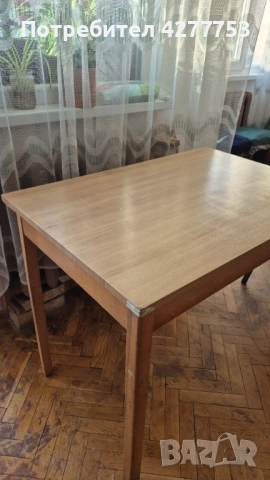 Дървена кухненска маса, снимка 3 - Маси - 54061832