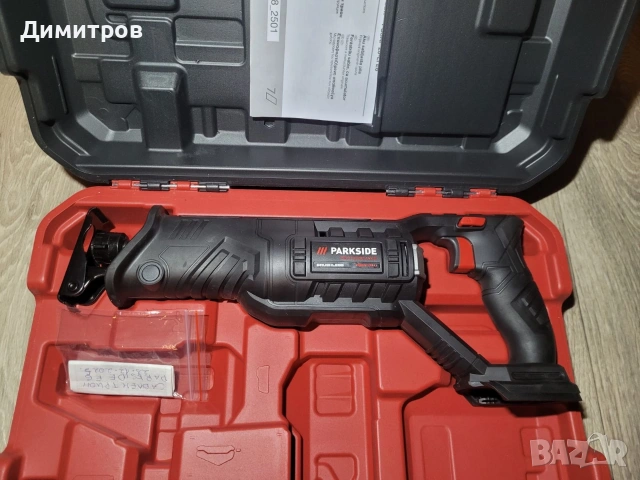 Саблен трион Parkside PSSAP 20-Li Е6, снимка 2 - Триони и циркуляри - 55099954