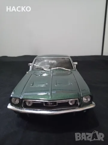 Колекционерски Модел Ford Mustang GTA Fastback 1967г. Мащаб 1:18 внос от Англия, снимка 2 - Колекции - 55314646
