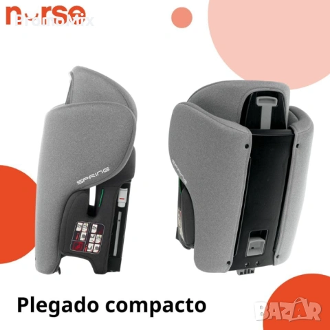 Детски стол за кола Nurse Spring isofix i-Size 4-12г Столче за кола, снимка 3 - Столчета за кола и колело - 54539212