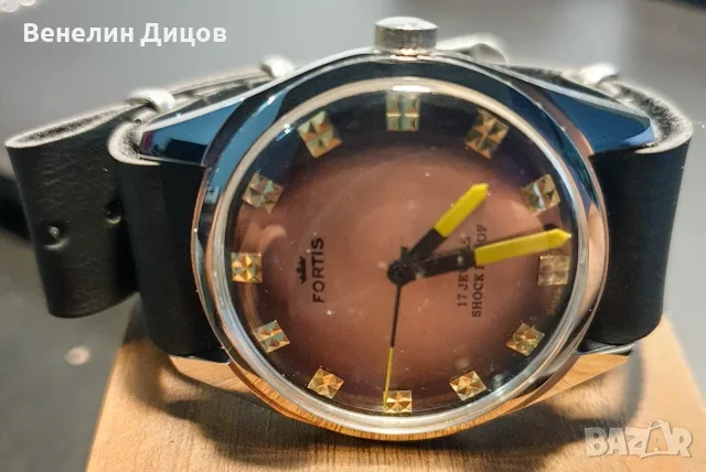 Стар часовник Fortis, снимка 3 - Мъжки - 55436713