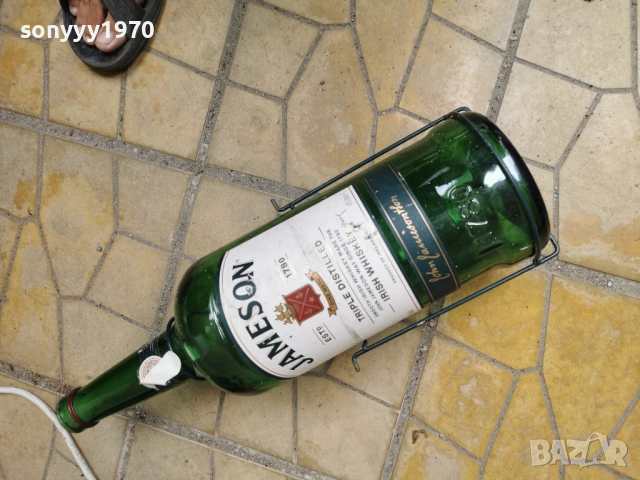 JAMESON 4.L ГОЛЯМО ШИШЕ С ЛЮЛКА 0606261851L4, снимка 12 - Колекции - 54802872