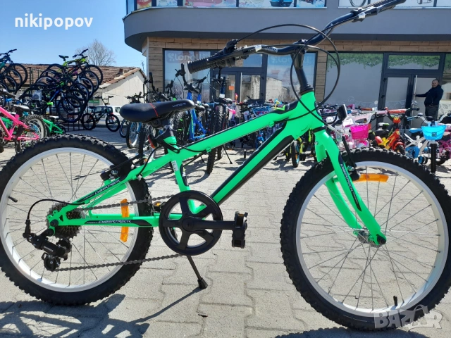 BG Велосипед 20" CYBER зелен, снимка 12 - Велосипеди - 54334557