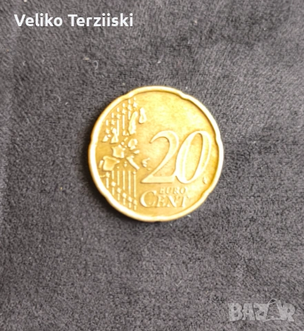 20 euro cent 2002 Portugal, снимка 2 - Нумизматика и бонистика - 54736262