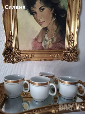 Чаши за кафе 4броя , снимка 4 - Чаши - 55141386