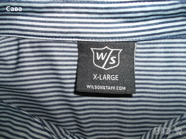 Тениски WILSON  мъжки,Л-ХЛ, снимка 6 - Тениски - 55683928