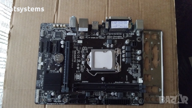 Дънна платка Gigabyte GA-H110M-DS2 Socket LGA1151, снимка 4 - Дънни платки - 53939542