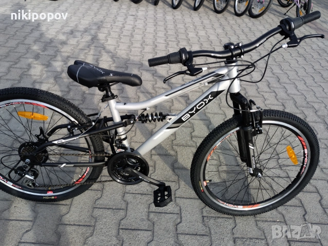X Велосипед 24" ADVENTURA сив, снимка 3 - Велосипеди - 54729526