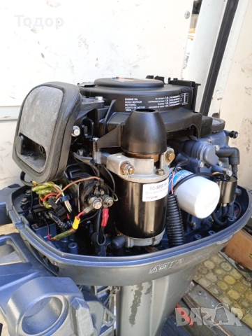 Продавам извънб. д-л Yamaha-Four Stroke 9,9HP, 4т,ел.стартер,щамбайн и жила,внос от Италия, снимка 8 - Воден транспорт - 54946667