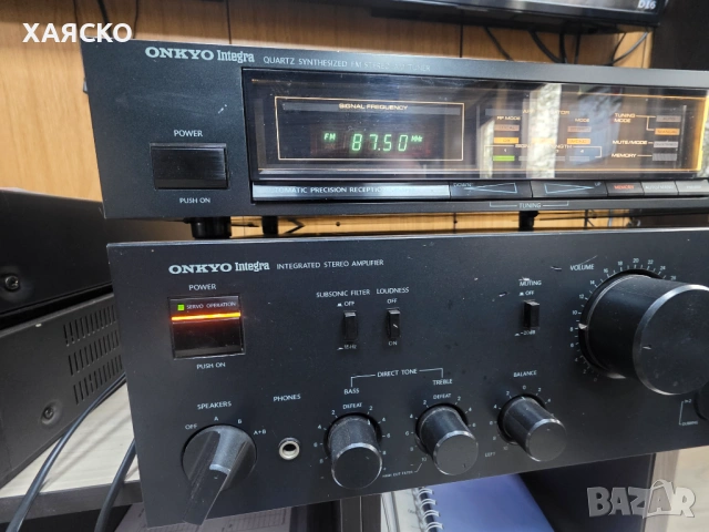 ONKYO A-8250+T-4057, снимка 2 - Ресийвъри, усилватели, смесителни пултове - 54369215