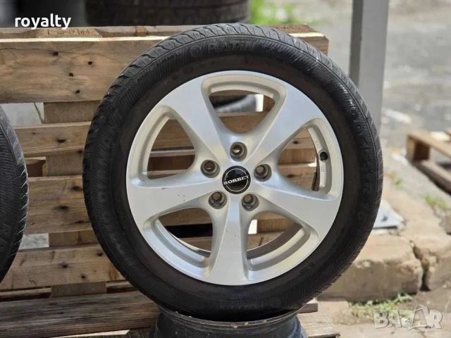 5х110 Джанти 16 Цола Опел 5x110 Opel Meriva Astra Zafira ет 40, J7 ,Централен отвор 65.1, две гуми 2, снимка 2 - Аксесоари и консумативи - 55010488