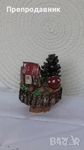 Ръчно изработени миниатюрни къщички "Вълшебното селце" , снимка 7 - Колекции - 54043896