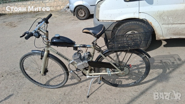 Продава се велосипед с двигател!
