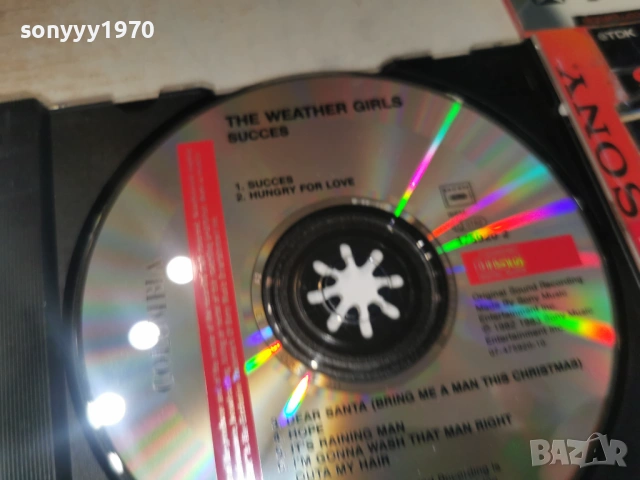 THE WEATHER GIRLS-ORIGINAL CD ВНОС GERMANY 0204261650H2E6R, снимка 8 - CD дискове - 54068213