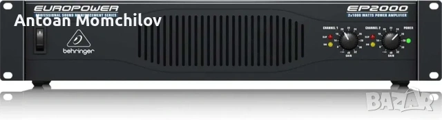 Професионален усилвател Behringer EUROPOWER EP2000, снимка 4 - Ресийвъри, усилватели, смесителни пултове - 54805329