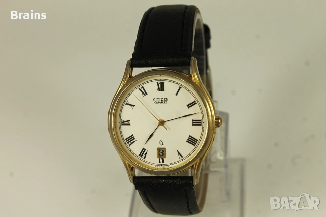 1980's Японски Мъжки Позлатен Часовник CITIZEN CQ Quartz