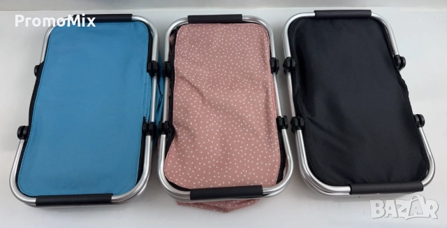 Термо чанта Faltbarer Thermo-Einkaufskorb Сгъваема пазарска кошница за пикник плаж хладилна чанта, снимка 5 - Хладилни чанти - 49737152