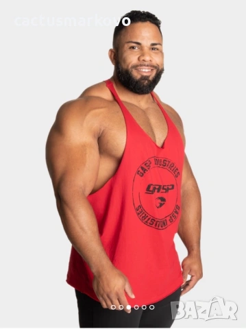 GASP - Tank Tops - Фитнес потник, снимка 4 - Спортни дрехи, екипи - 54483332