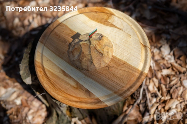 Дървено плато за сервиране, снимка 4 - Прибори за хранене, готвене и сервиране - 54366119