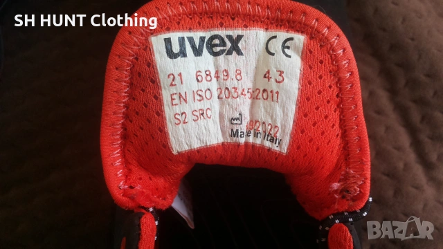 UVEX 68468 S2 Work Safety Shoes размер EUR 43 работни обувки с бомбе WS1-42, снимка 18 - Други - 54826727