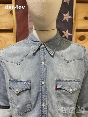 Дънкова риза Levi’s, снимка 2 - Ризи - 55600862