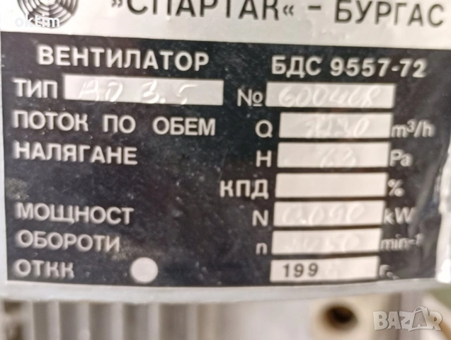 Вентилатор много добро състояние 220 V, снимка 3 - Вентилатори - 54779317