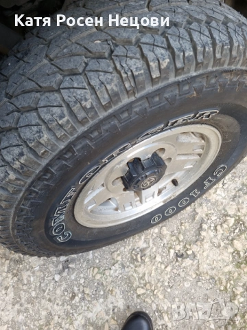 Два комплекта джанти с гуми за Toyota 4 runner 31/10.5/15 и 235/75/15 6х139.7