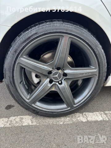 Оригинални AMG джанти 20" Sport пакет (степенъчни) с летни гуми — Mercedes E/C/CLS/S-class/CL/, снимка 5 - Гуми и джанти - 54935179