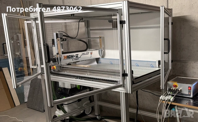 CNC-STEP High-Z S-1000T, прецизна портална CNC фреза, немско производство.