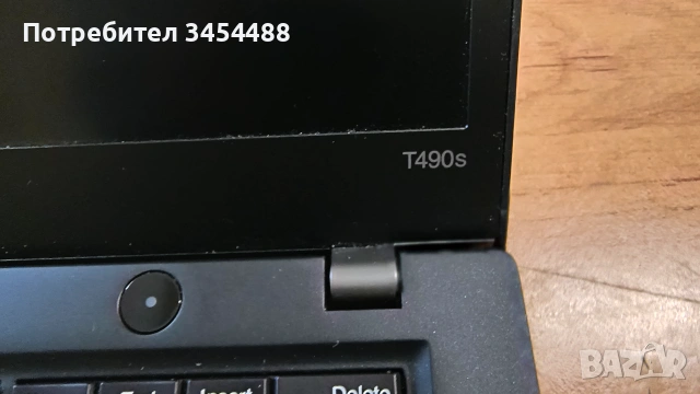 Лаптоп Lenovo T490s, 14", i5-8365U@1.60GHz, 16 RAM, 256 SSD NVMe, Touch, Win 11 Pro, кирилизация, снимка 4 - Лаптопи за работа - 55142883