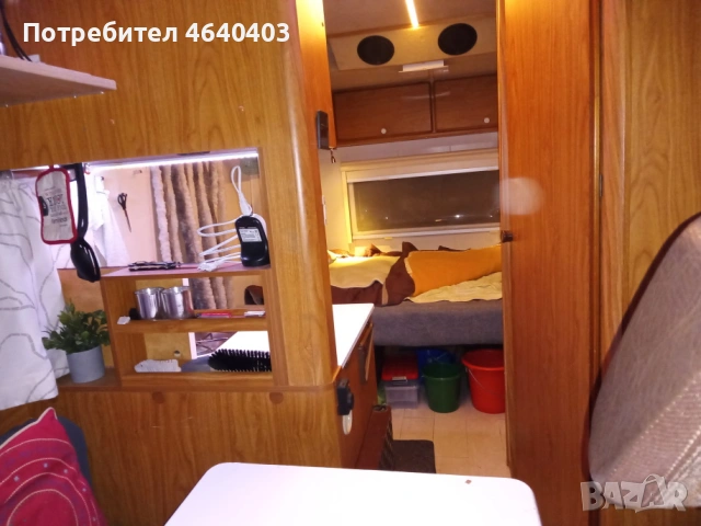 Кемпинг Fiat Ducato 2.5 Diesel - малък пробег, снимка 7 - Каравани и кемпери - 54611585
