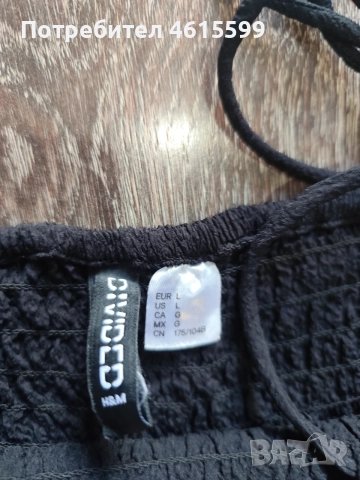 Черна рокля на H&M, снимка 2 - Рокли - 55326969