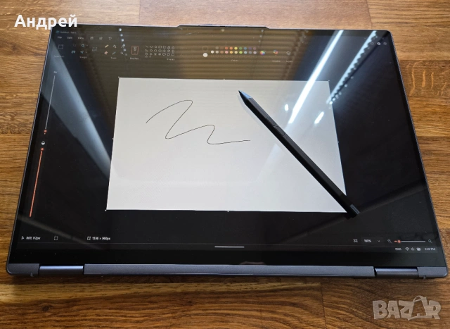 Lenovo Yoga 7 + Писалка Lenovo Precision 2 - 16 инча/i5-1240p/16GB DDR5/512GB SSD - 82QG, снимка 2 - Лаптопи за работа - 54720776