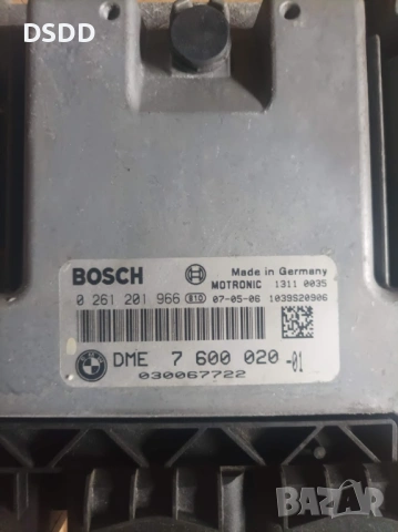 Компютър двигател / ECU BOSCH 0261201966 MEV17.2 за Mini Cooper / One / Clubman R55 / R56 / R57, снимка 2 - Части - 54776259
