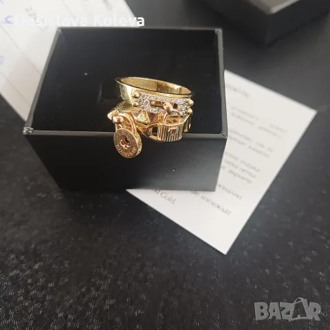 Уникален Tiffany дамски златен пръстен, снимка 3 - Пръстени - 55535688