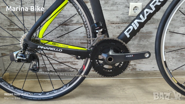 Карбонов шосеен велосипед Pinarello Gan RS SRAM Red eTAP Fulcrum Racing Zero Ceramic Rim | 515, снимка 3 - Велосипеди - 54706305