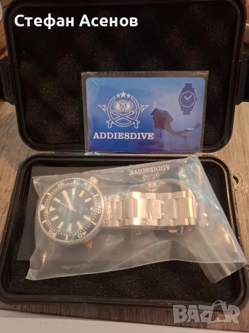 Чисто нов diver механичен часовник Addiesdive, снимка 3 - Мъжки - 52470728