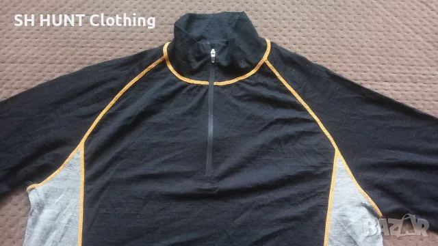 BLUE WEAR PRO Thermo 100% Merino Wool размер L / XL термо блуза 100% Мерино вълна W4-763, снимка 2 - Блузи - 55562902