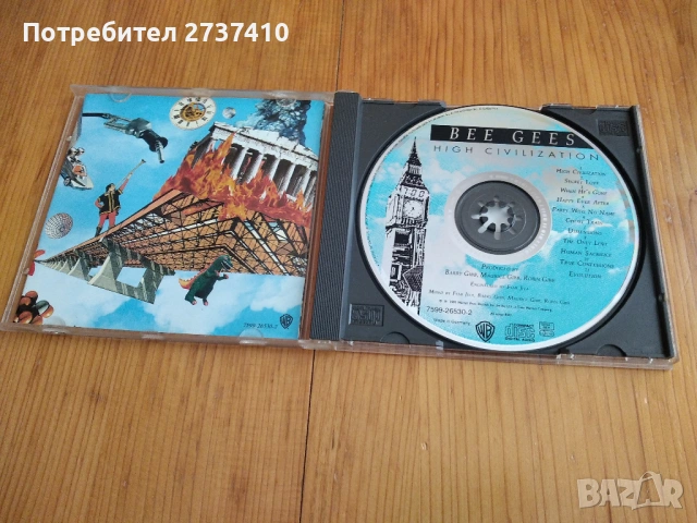 BEE GEES - HIGH CIVILIZATION 6евро оригинален диск, снимка 2 - CD дискове - 54718589