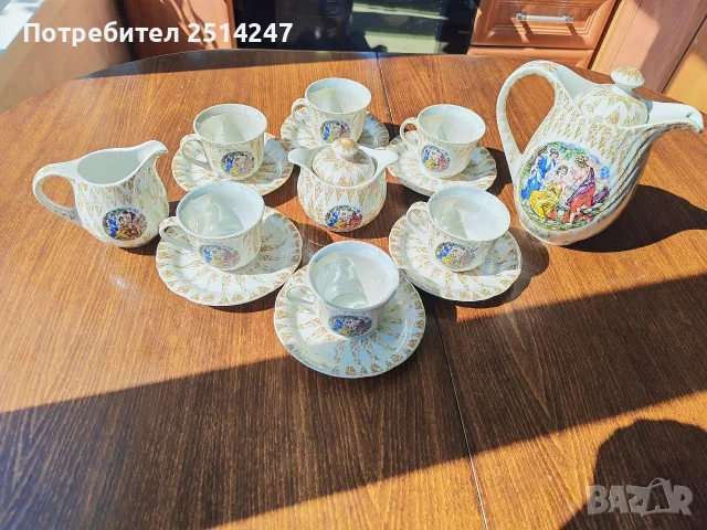 Порцеланов сервиз за чай, снимка 2 - Сервизи - 55513303