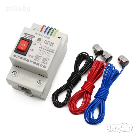 Автоматично реле за контрол на нивото на водата с 3 сензора, 220V, 20A – Електронен регулатор 10201