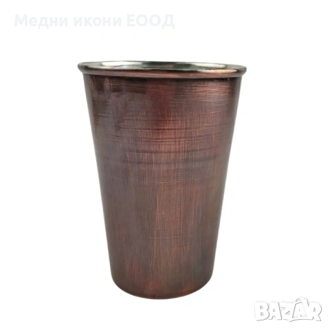 ЧАША ЗА ВИНО ОТ КОВАНА МЕД 200 МЛ