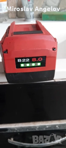 батерий Hilti 8ah,4ah, снимка 6 - Други инструменти - 54355930
