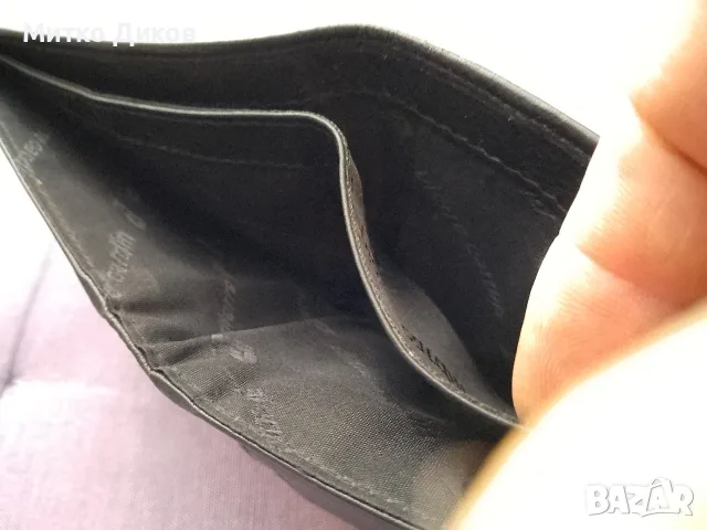 Bugatti и Pierre Cardin два портфейла естествена кожа 120x95mm Rfid protection и двата отлични, снимка 15 - Портфейли, портмонета - 55422469