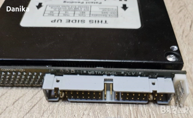 Рядък ретро харддиск KALOK P3250AR 250 MB Assembled in Bulgaria за винтидж колекционери , снимка 2 - Твърди дискове - 46875123