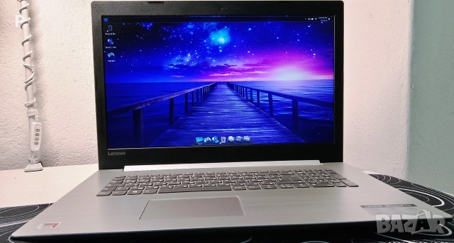 Голям 17" Lenovo/AMD/ 1GB video/8ram/ SSD xapд диск/отлична батерия, снимка 5 - Лаптопи за дома - 54976183