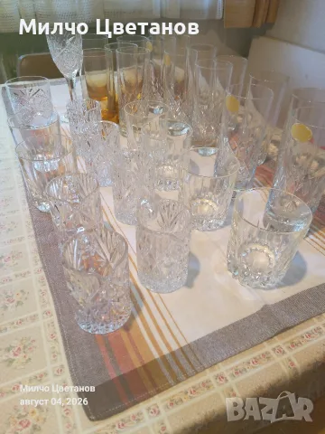 продавам кристални сервизи на BOHEMIAN CRYSTAL, за вода, за уиски 🥃, за ракия , за вино, сервизи , снимка 2 - Сервизи - 55538863