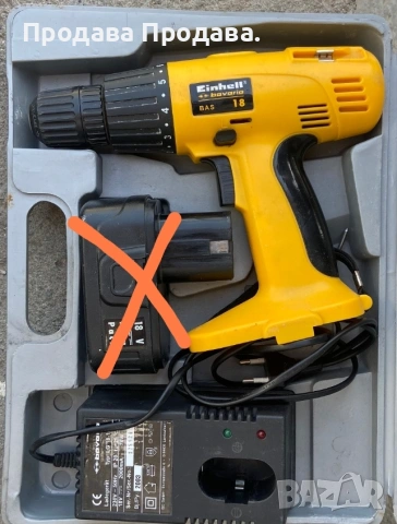 Винтоверт Einhell 18V със Зарядно!