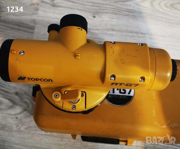 Японски оптичен автоматичен нивелир TOPCON AT-G7 , снимка 10 - Други инструменти - 54445534